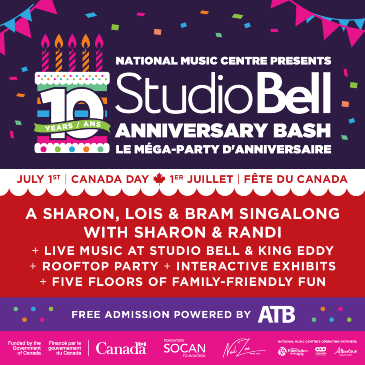 NMC Presents: Studio Bell 10-Year Anniversary Bash on Canada Day, Supported by QR Calgary - image