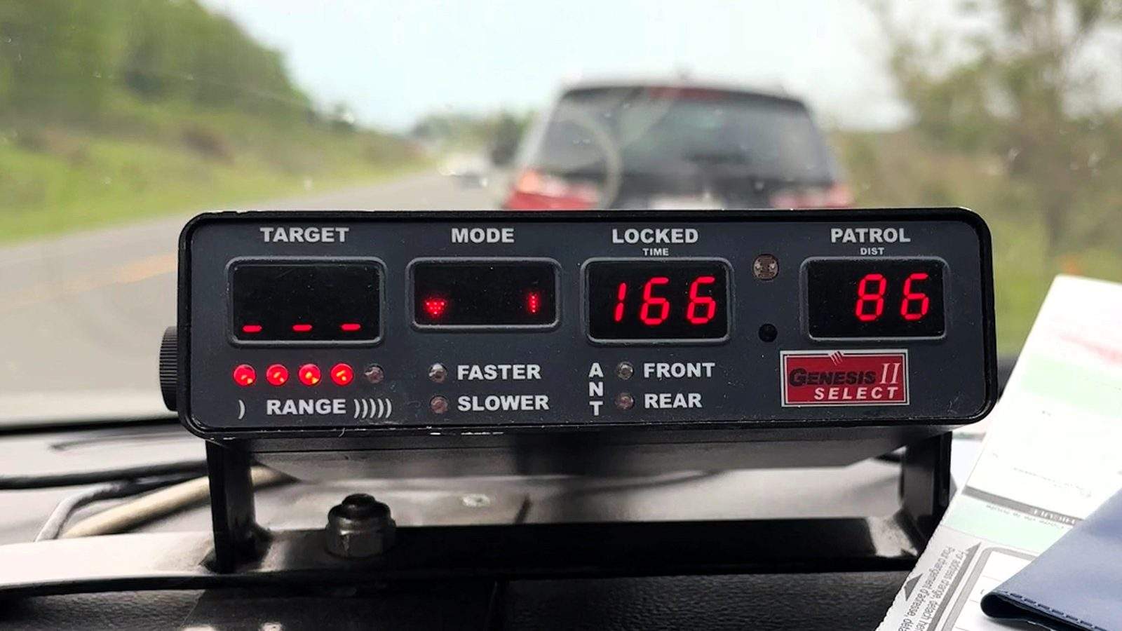 Speeding to the cottage: Driver clocked going doub