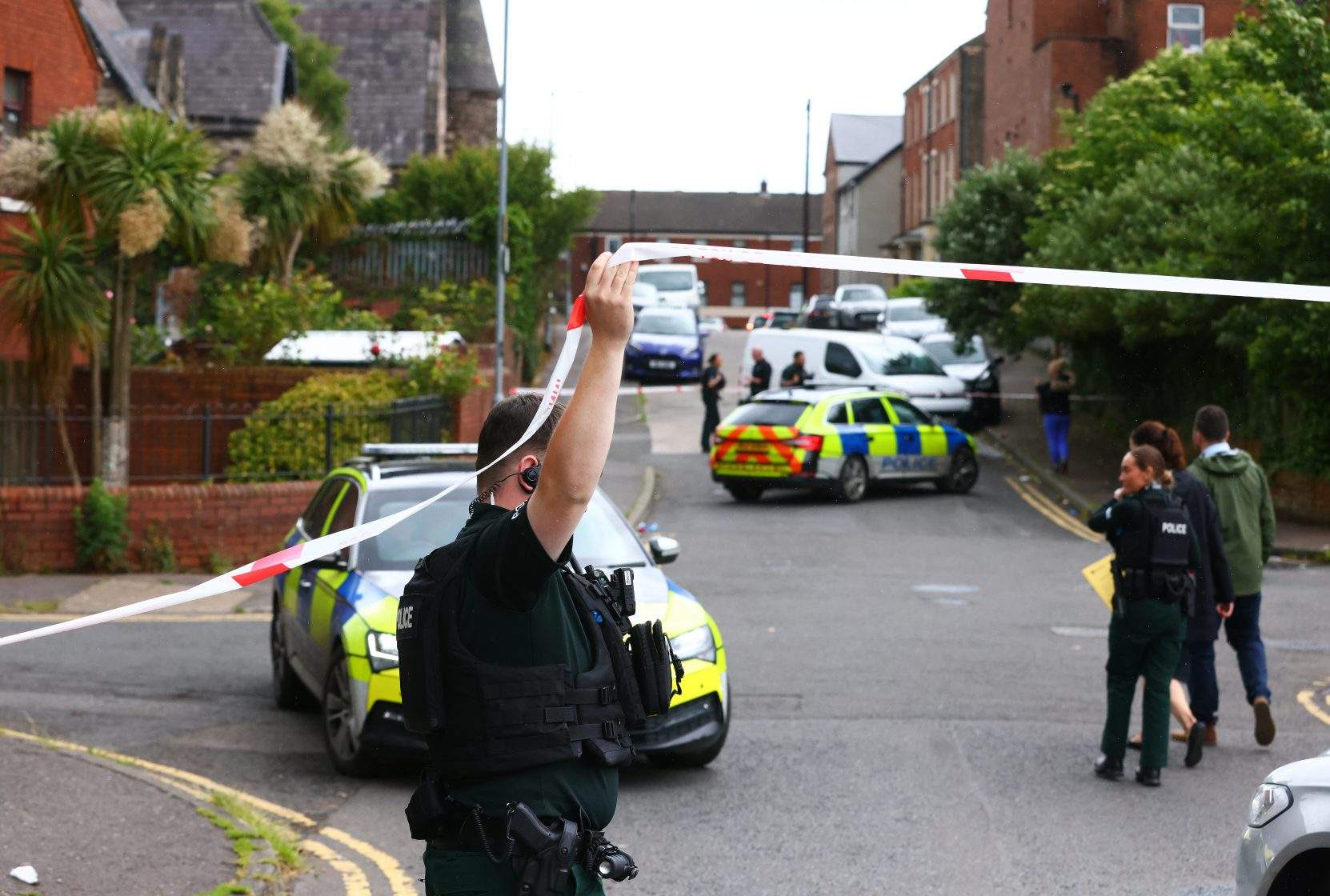 Belfast stabbing suspect arrested, Starmer urges calm after 