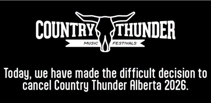 Country Thunder отмениха концерта в Калгари, обвиняват подзаконовия закон за шума и строителството