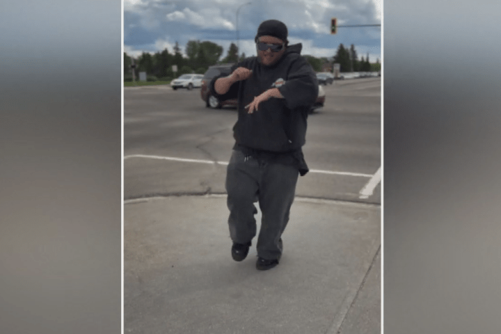 Dance no more: Sherwood Park man’s curbside performance put to an end by RCMP