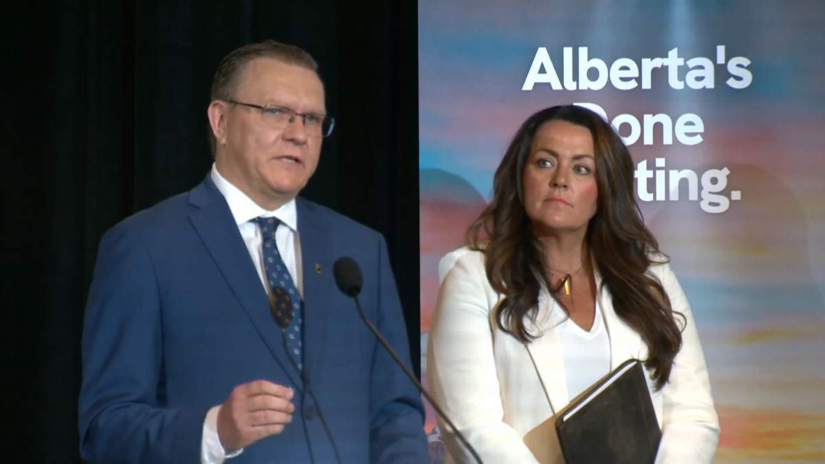 Calgary lawyer and Alberta independence advocate, Keith Wilson, speaks to a group of about three dozen people attending the launch of the group "Let Alberta Decide" in Calgary on Friday.
