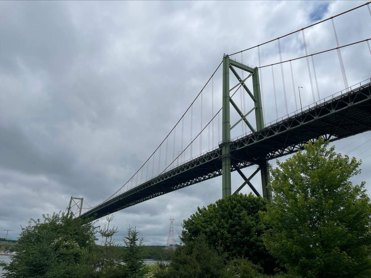 The A. Murray MacKay Bridge, which spans across Halifax Harbour, opened in July 1970.