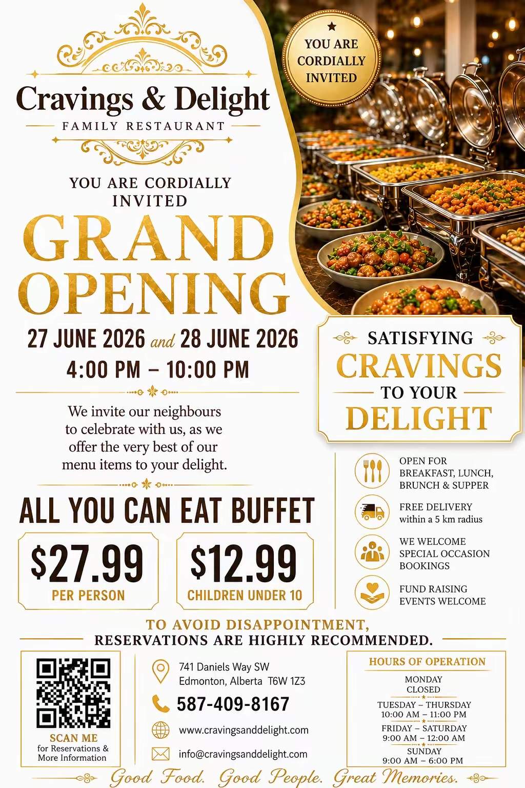 Cravings & Delight – Grand Opening - image