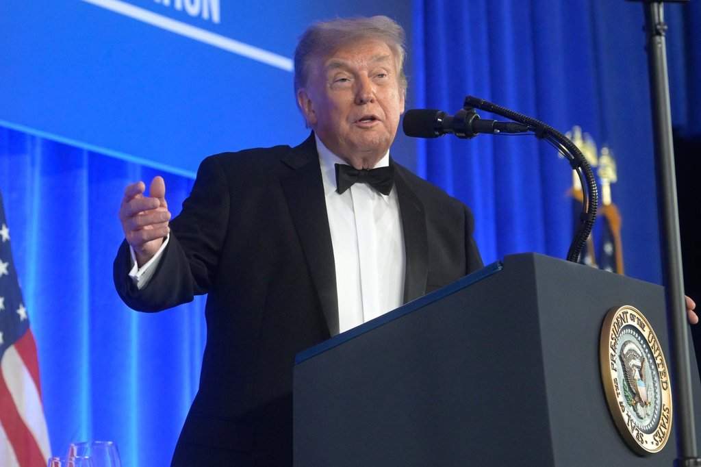Trump says ‘show must go on’ at rescheduled correspondents’ dinner