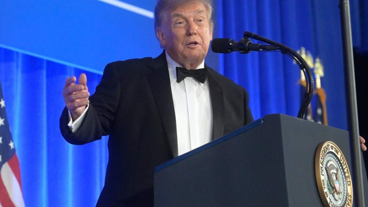 Trump says ‘show must go on’ at rescheduled correspondents’ dinner