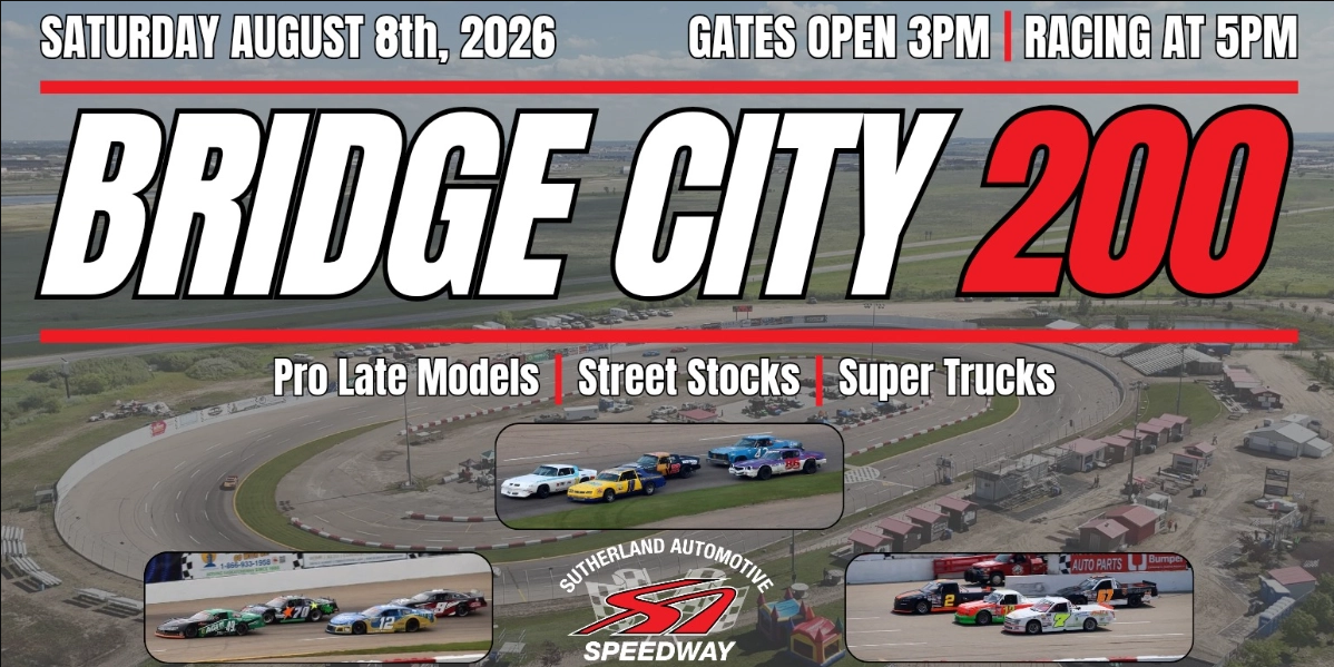 Bridge City 200 at Sutherland Automotive Speedway – supported by Global Saskatoon - image