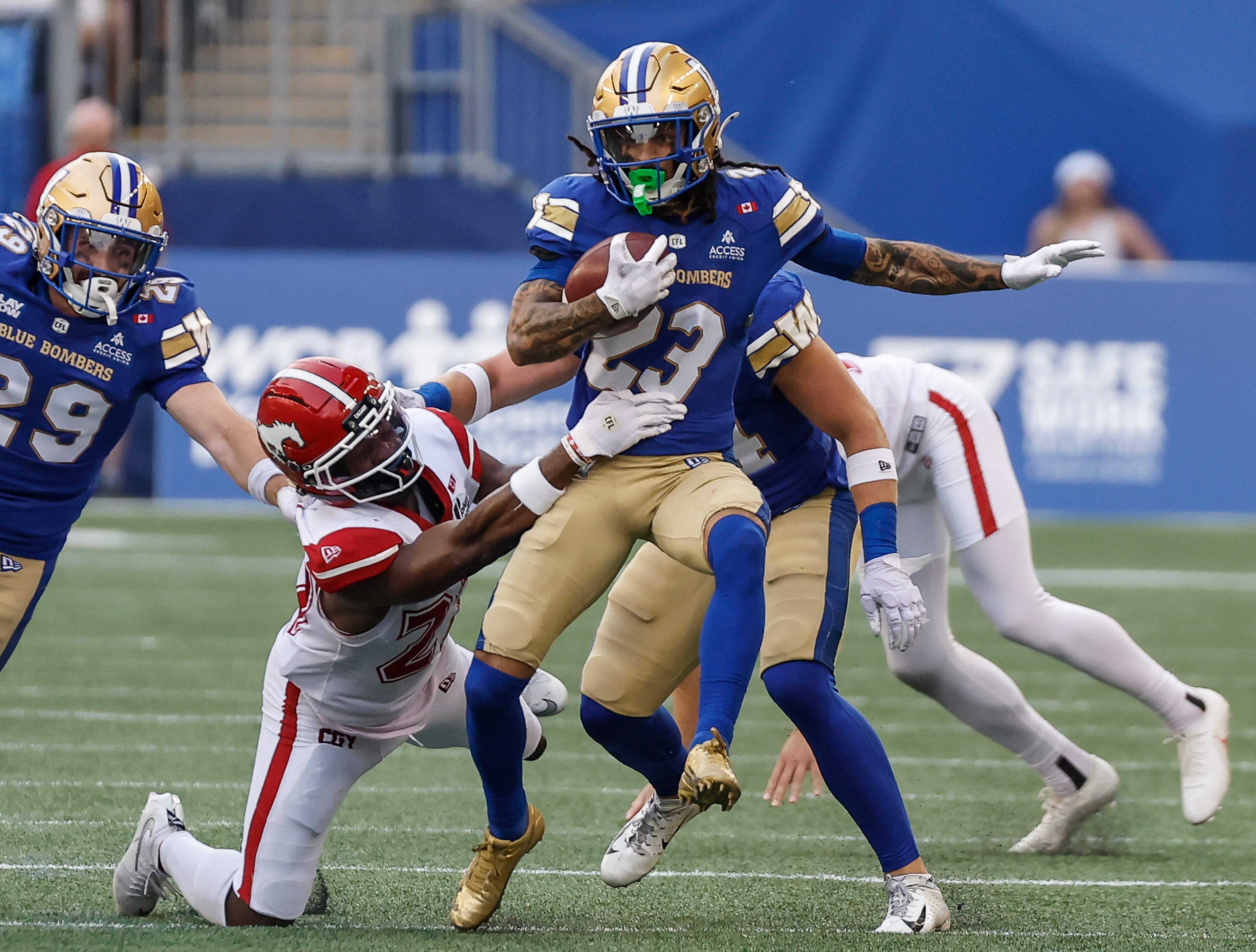 Stampeders Dominate Bombers 52-30, Ending Winnipeg's Win Streak