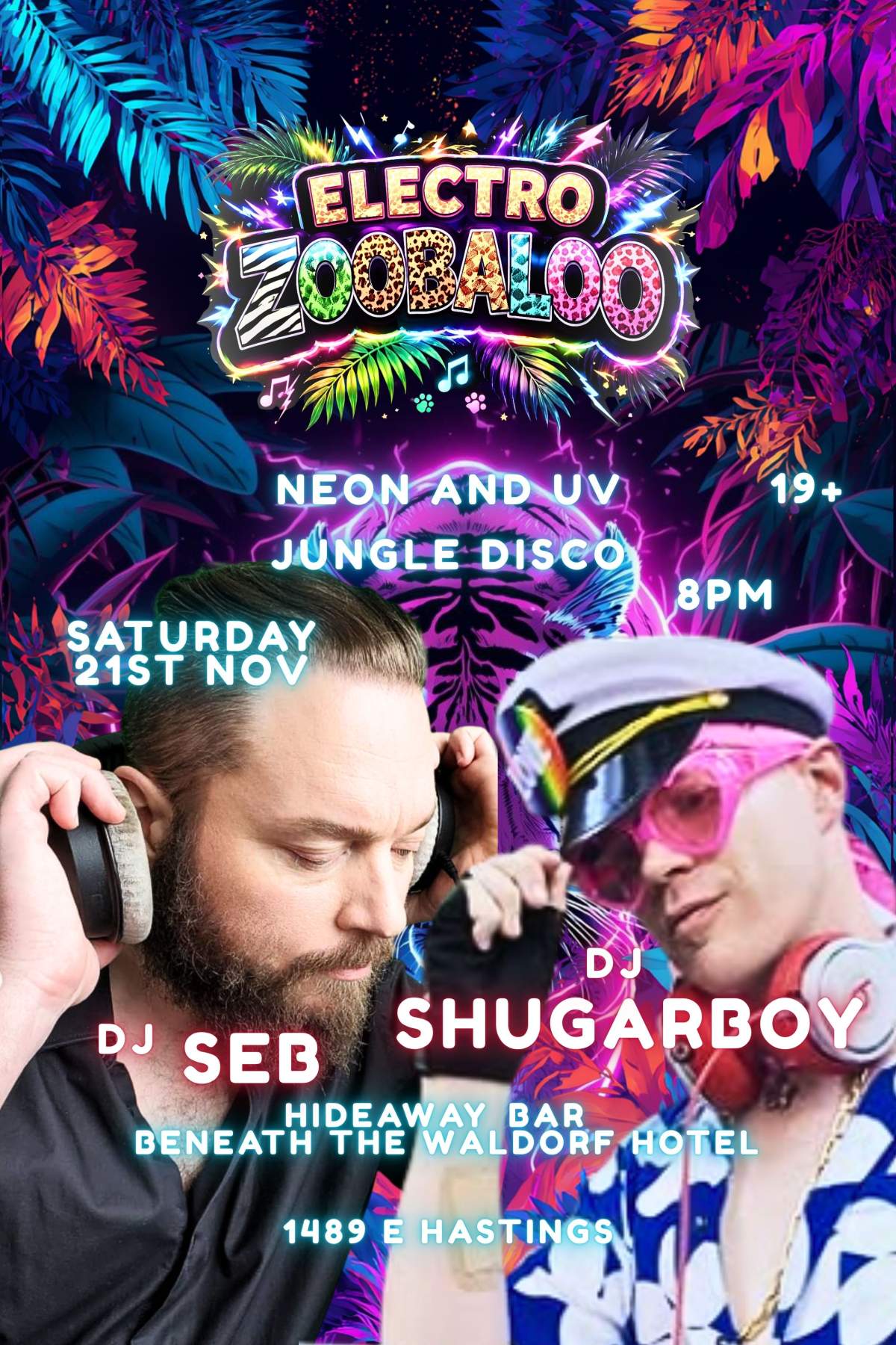 Electro Zoobaloo – Neon & UV Jungle Disco - image