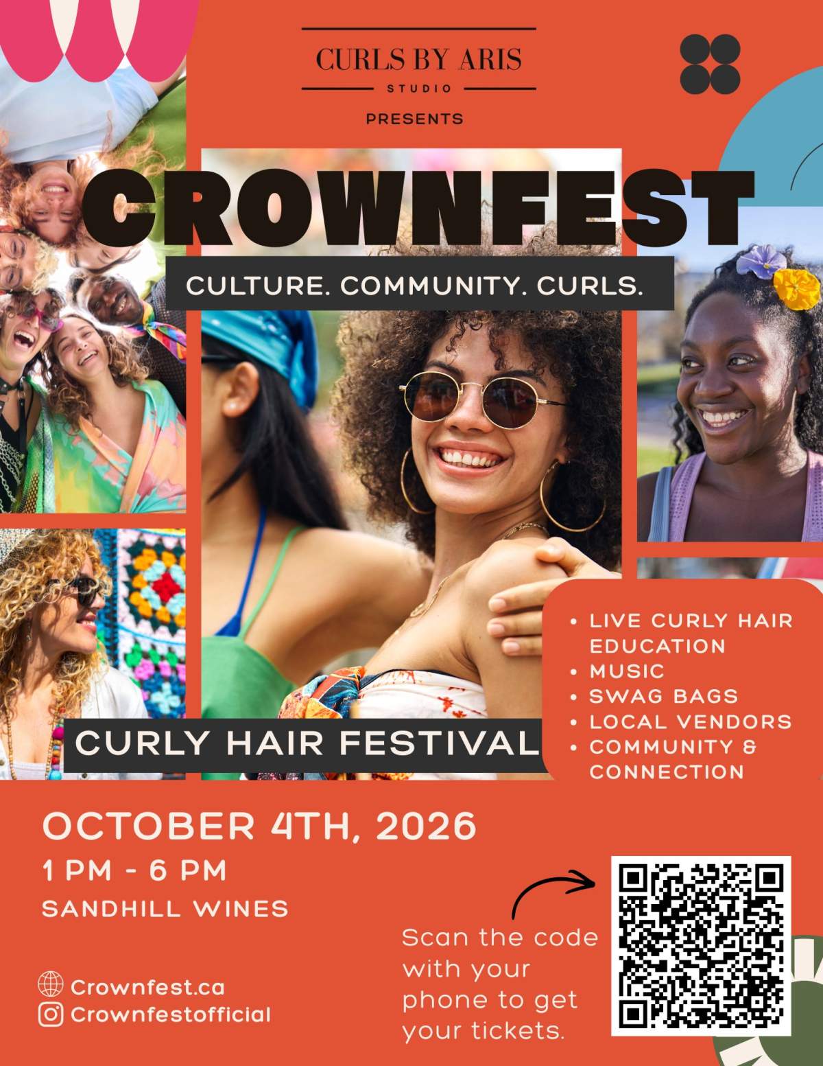 CROWNFEST. culture. community. curls. - image