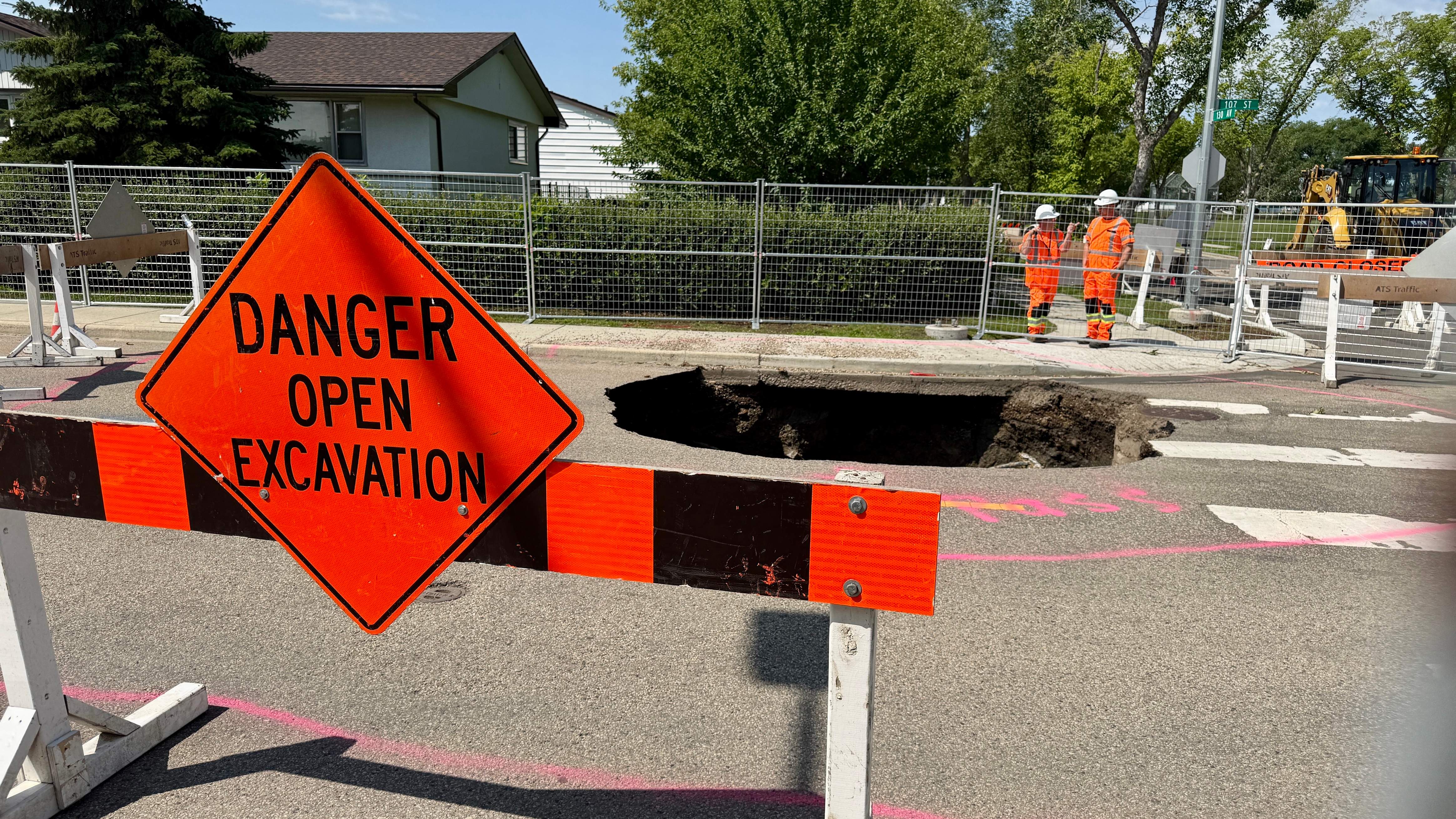 When the Earth Opened Up in Edmonton