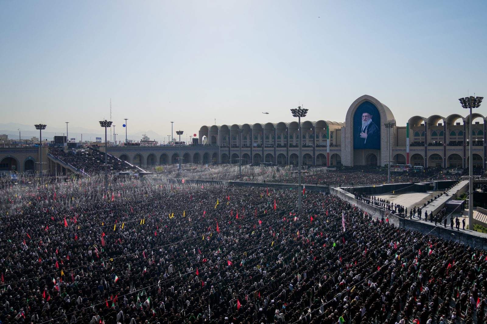 Iran’s top officials attend prayer for the late Supreme Leader Ayatollah Ali Khamenei