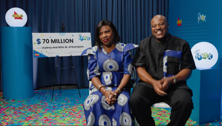 Brampton couple wins $70M Lotto Max jackpot with Mother’s Day gift
