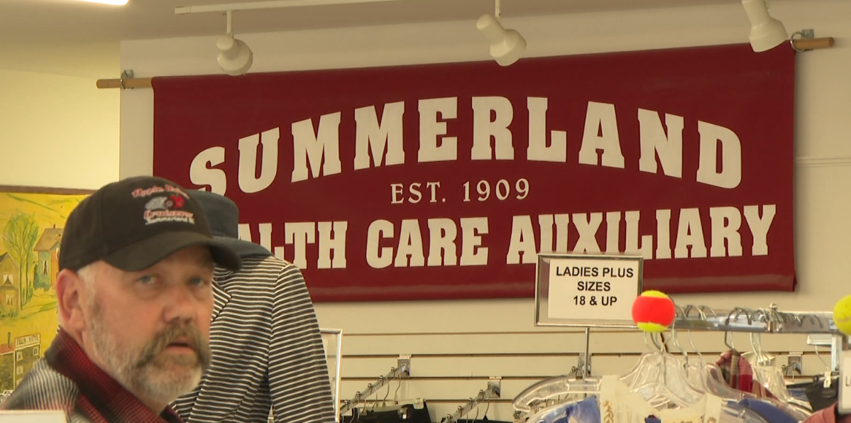 Inside theSummerland Health Auxiliary Thrift Shop