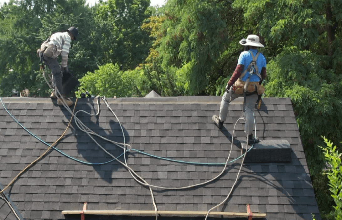 Outdoor workers like roofers have become experts in working in the sun, But that hasnt stop hundreds of calls to the emergency because of heat related injuries.