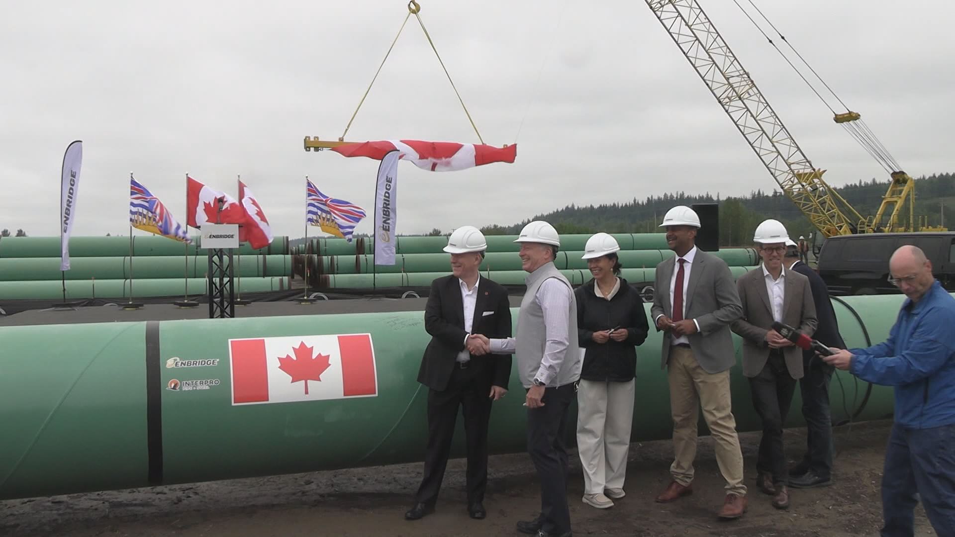 Започва строителство на разширяването на тръбопровода Enbridge Sunrise близо до Prince George
