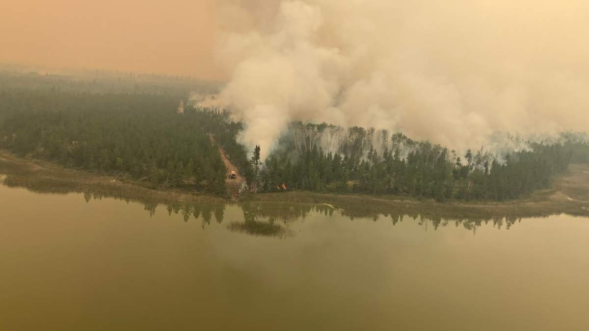 Village of Clinton under evacuation alert due to Fiftynine Creek wildfire