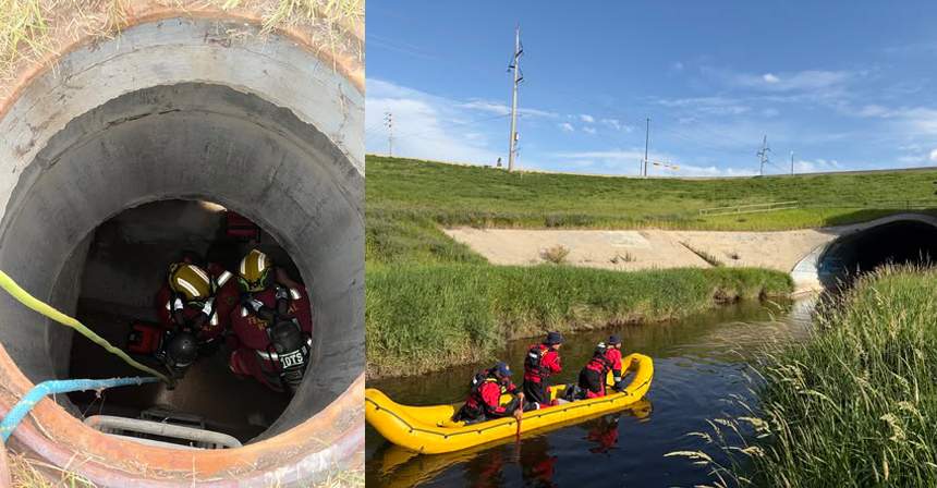 Members of the Calgary Fire Department have also been searching water bodies and confined spaces for any sign of the missing boy.