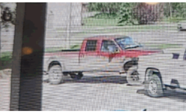 The Ford F150 has black wheels and is extremely dirty, RCMP said.