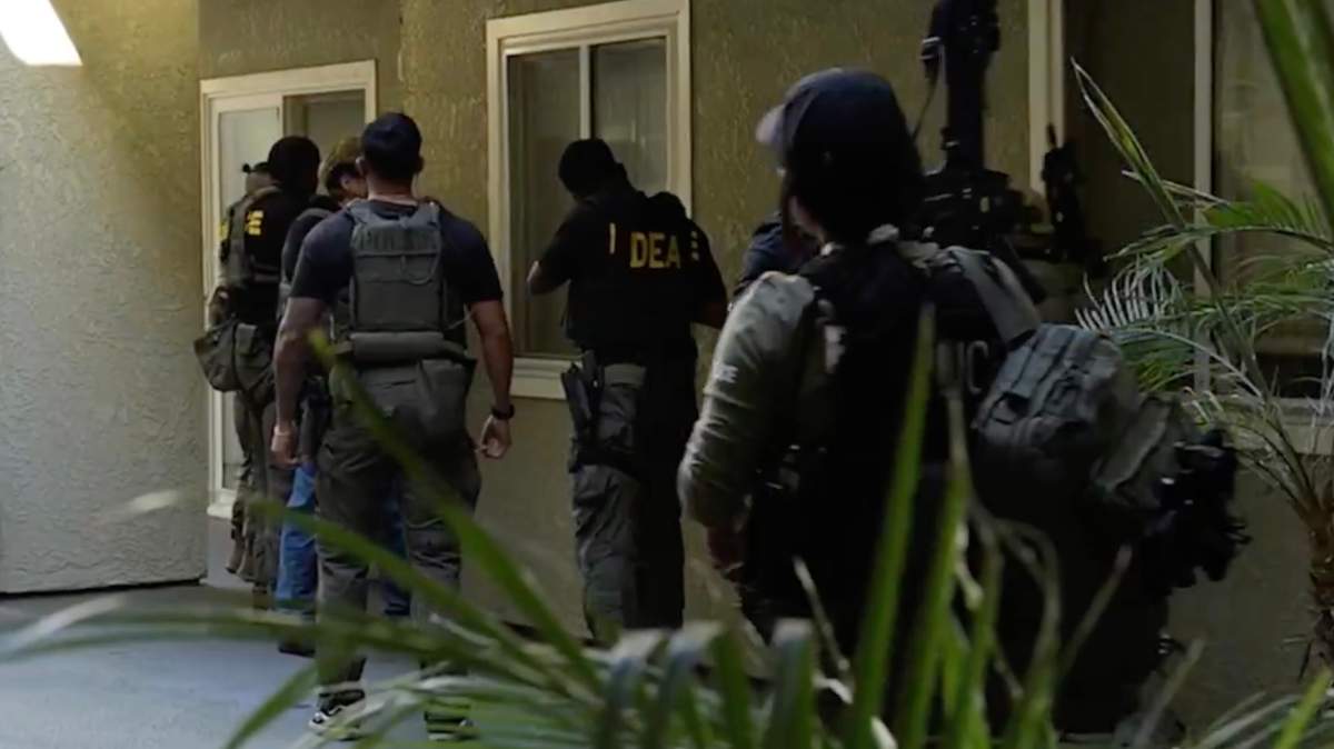 U.S. raid as part of Operation Hardball crackdown on India-based crime groups.