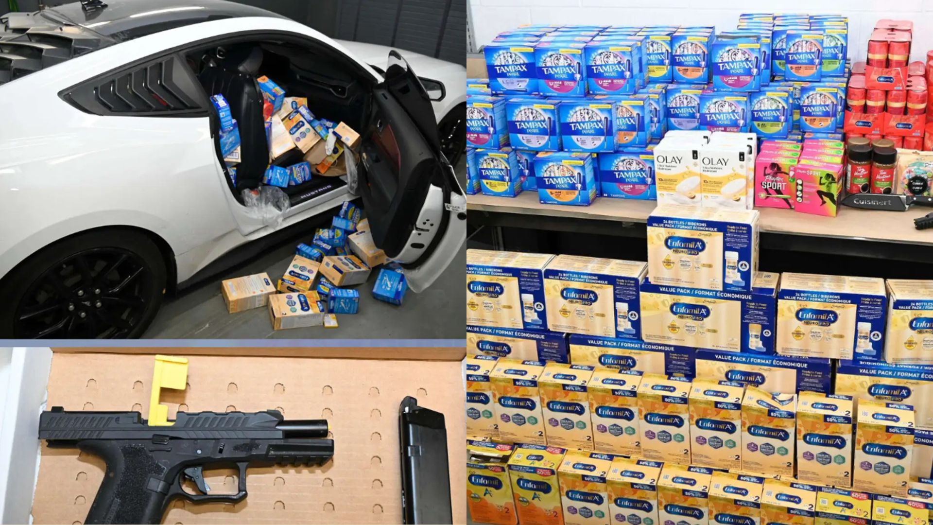 Полицията конфискува близо 6 000 долара в бебешка формула, хигиенни продукти след арест за измама