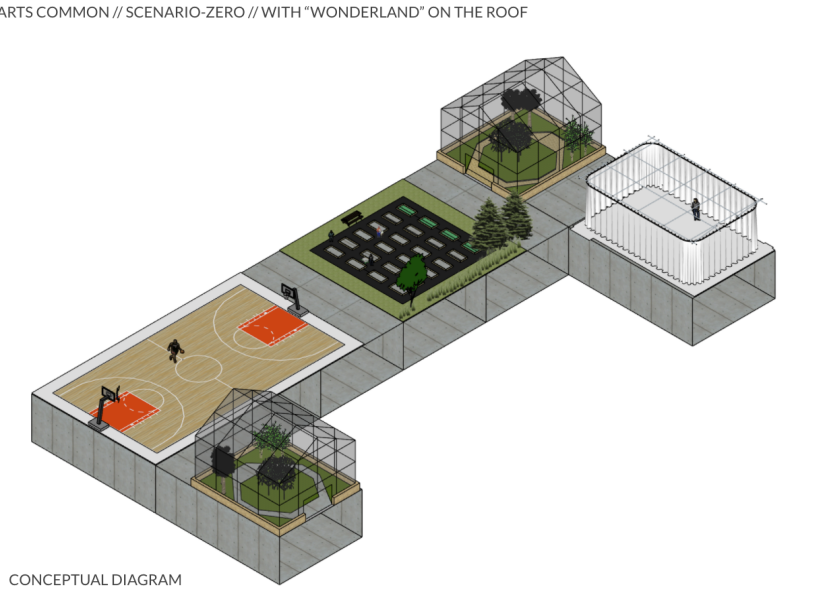 Rendering for ArtsCommon 118 in Edmonton.