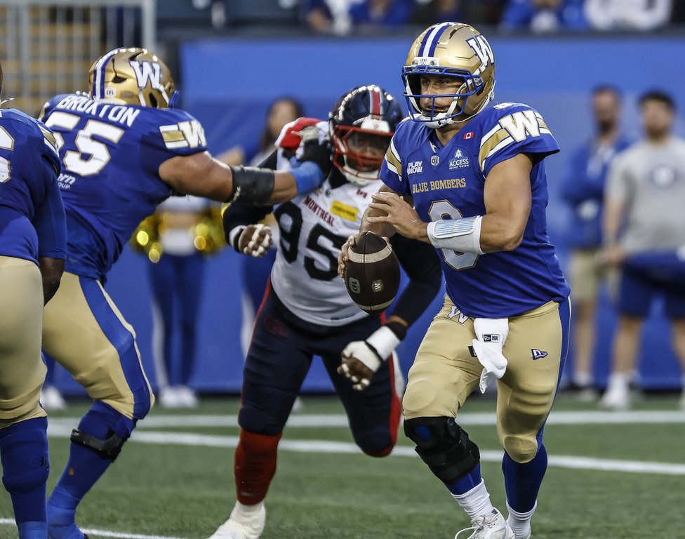 Сините бомбардировачи надделяха над Alouettes