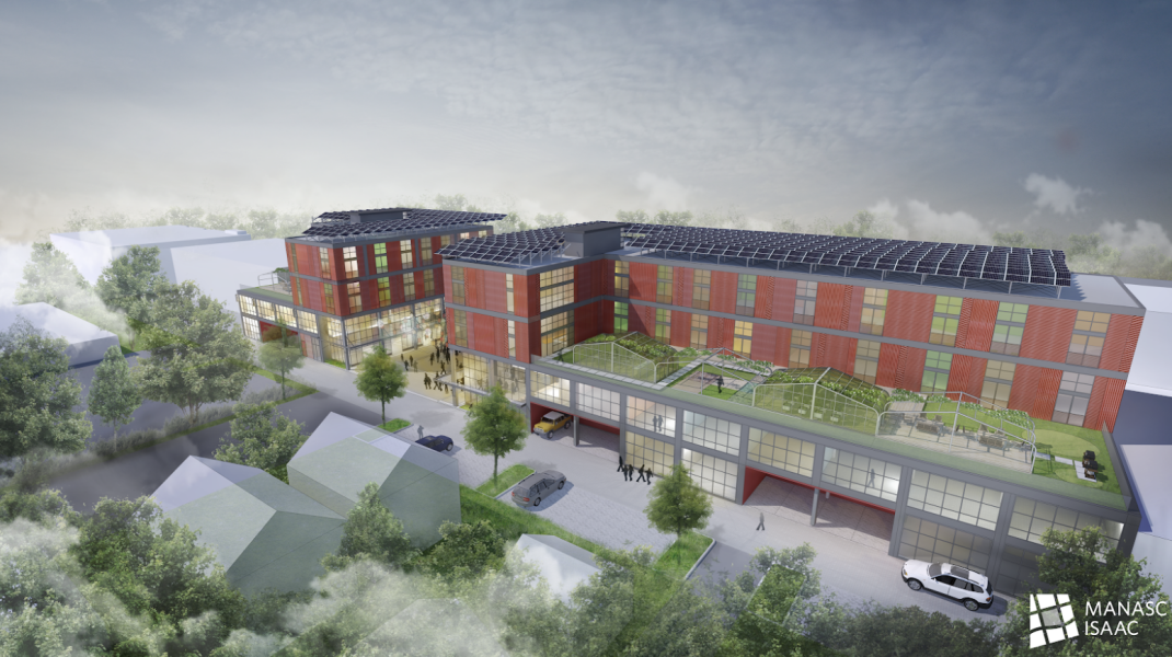 Rendering for ArtsCommon 118 in Edmonton.