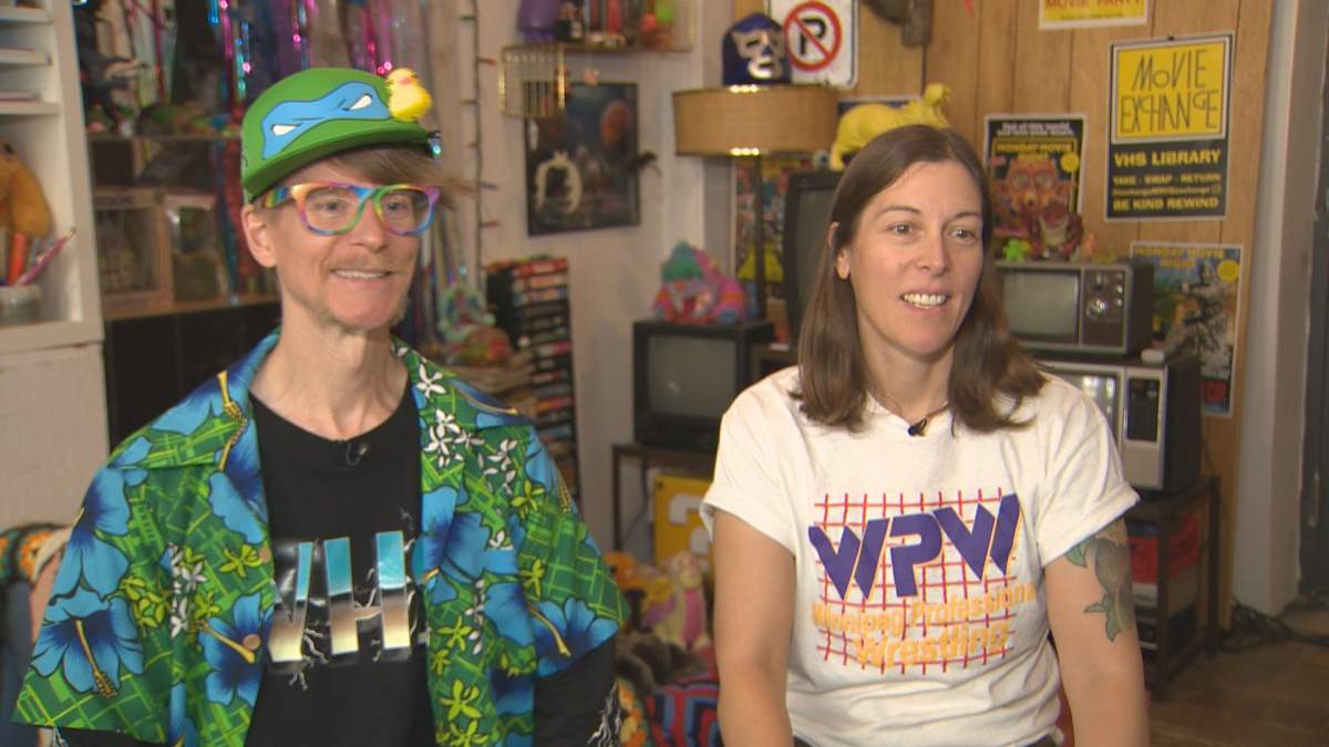 Paul Gubernachuk and Kami Goertz run the Exchange Movie Exchange and Monday movie nights in Winnipeg’s Exchange District.