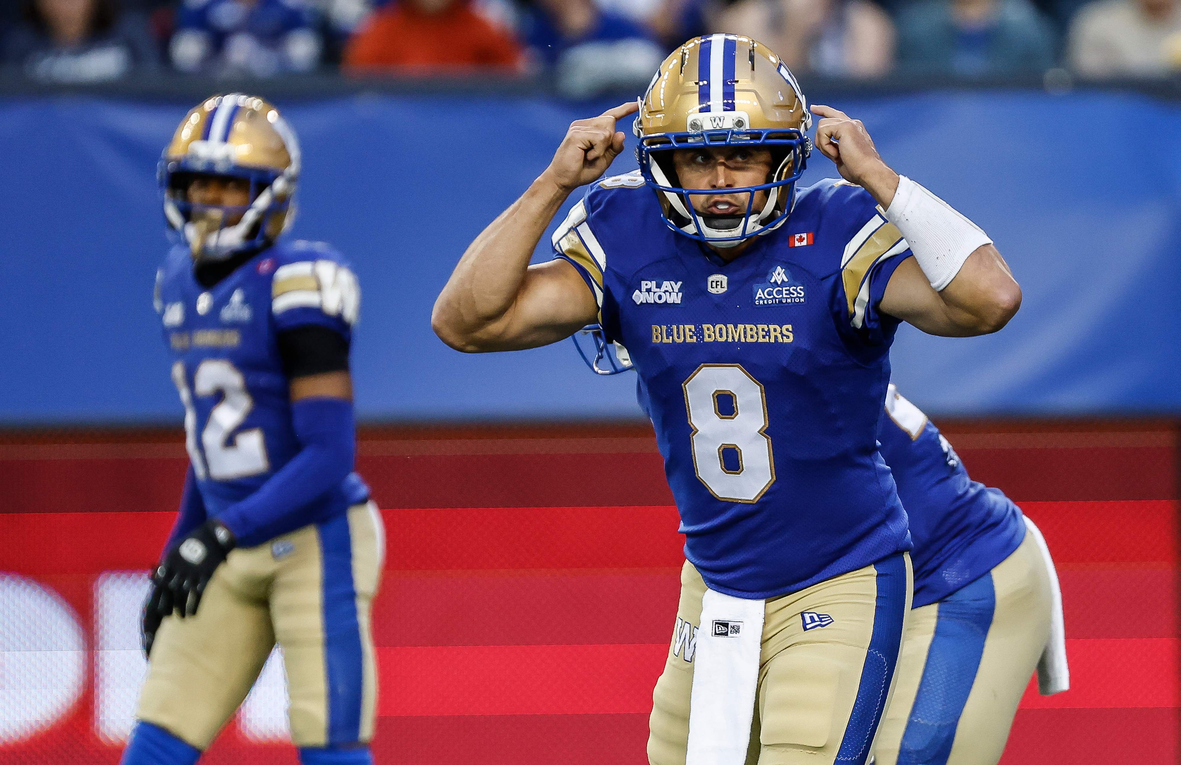 Winnipeg Blue Bombers rule out QB Zach Collaros for Friday with head injury