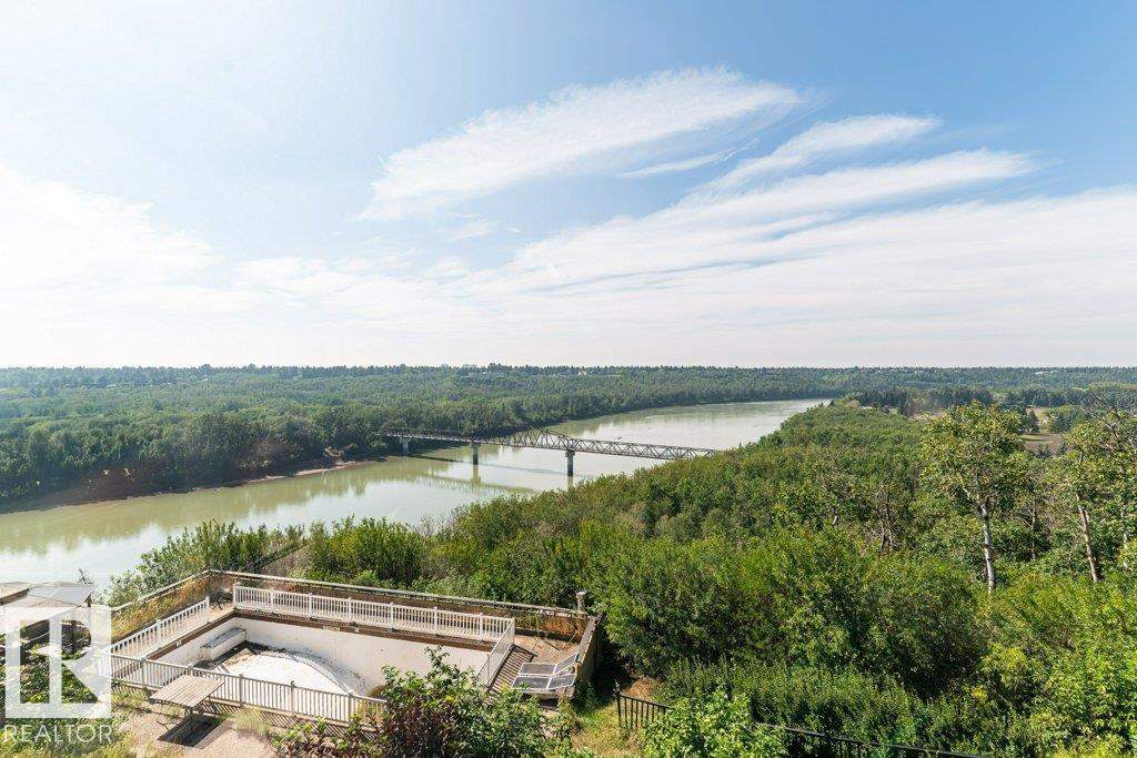 The view from the home at 8638 Saskatchewan Drive used to be the home of former Edmonton Oilers owner Peter Pocklington and is for sale.