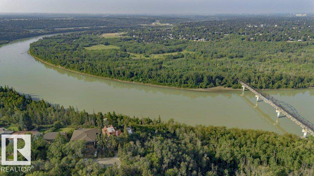 The view from the home at 8638 Saskatchewan Drive used to be the home of former Edmonton Oilers owner Peter Pocklington and is for sale.