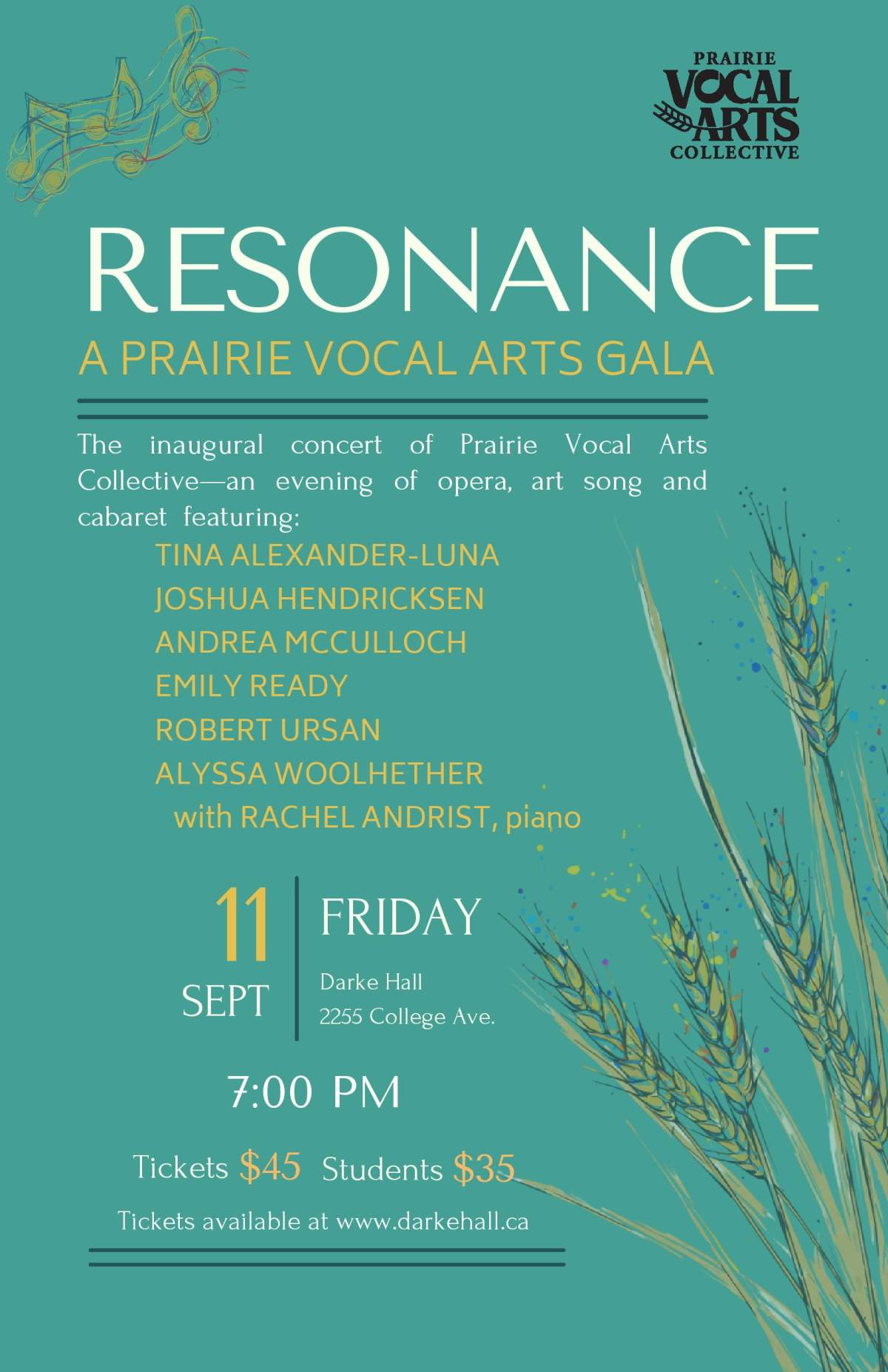 Resonance – A Prairie Vocal Arts Gala - image
