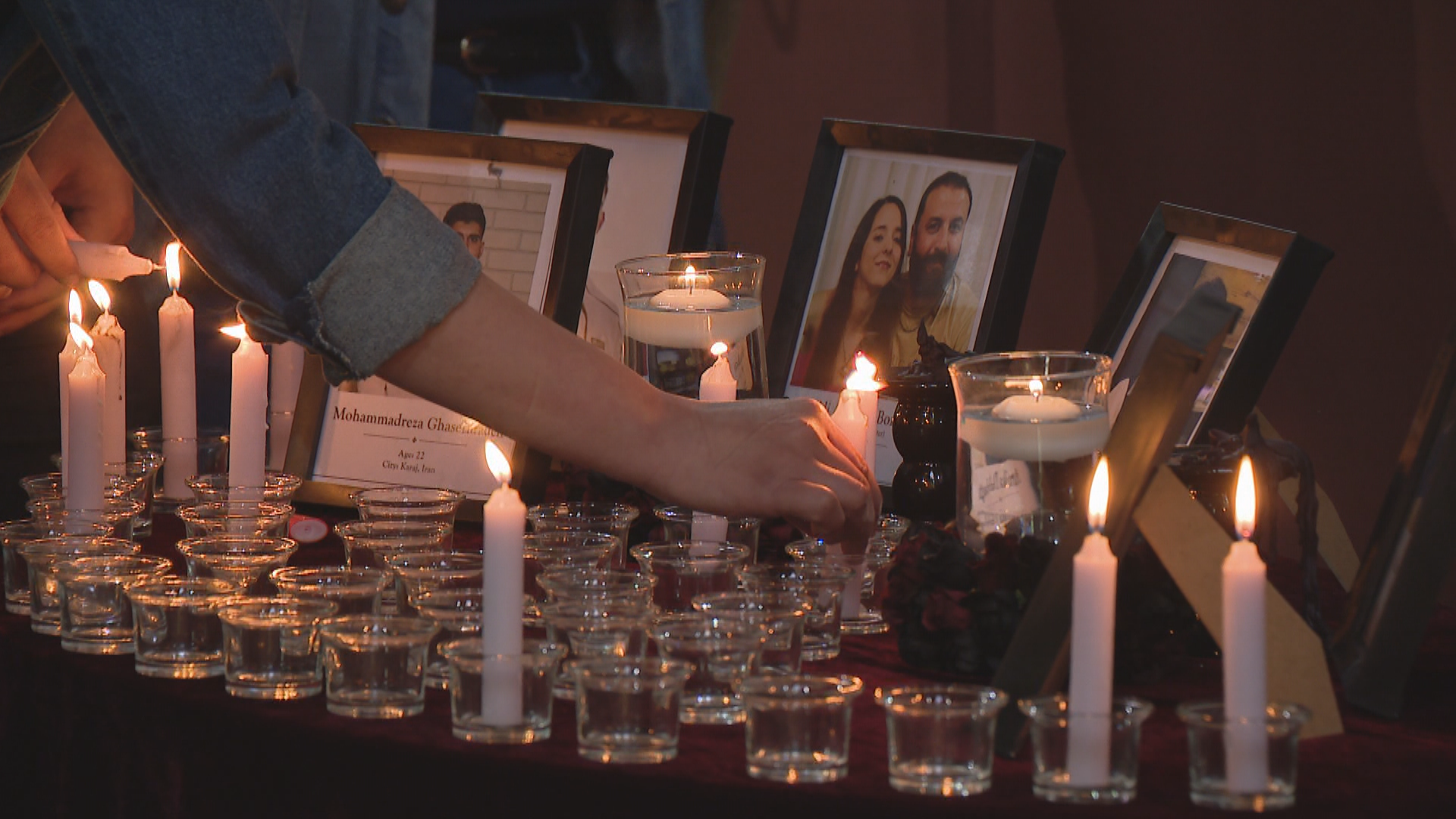 Ceremony in Saskatoon remembers lives lost in Iranian protests — image supplied by Global News Canada's feed