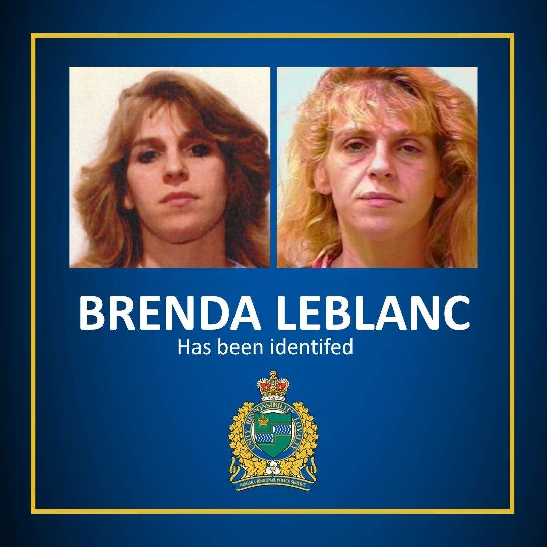 Niagara police have identified remains found in a Niagara Falls home as those of Brenda Marie LeBlanc.
