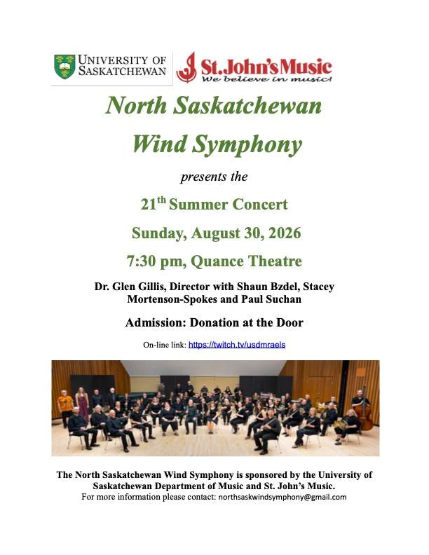 21th Annual North Saskatchewan Wind Symphony Concert - image