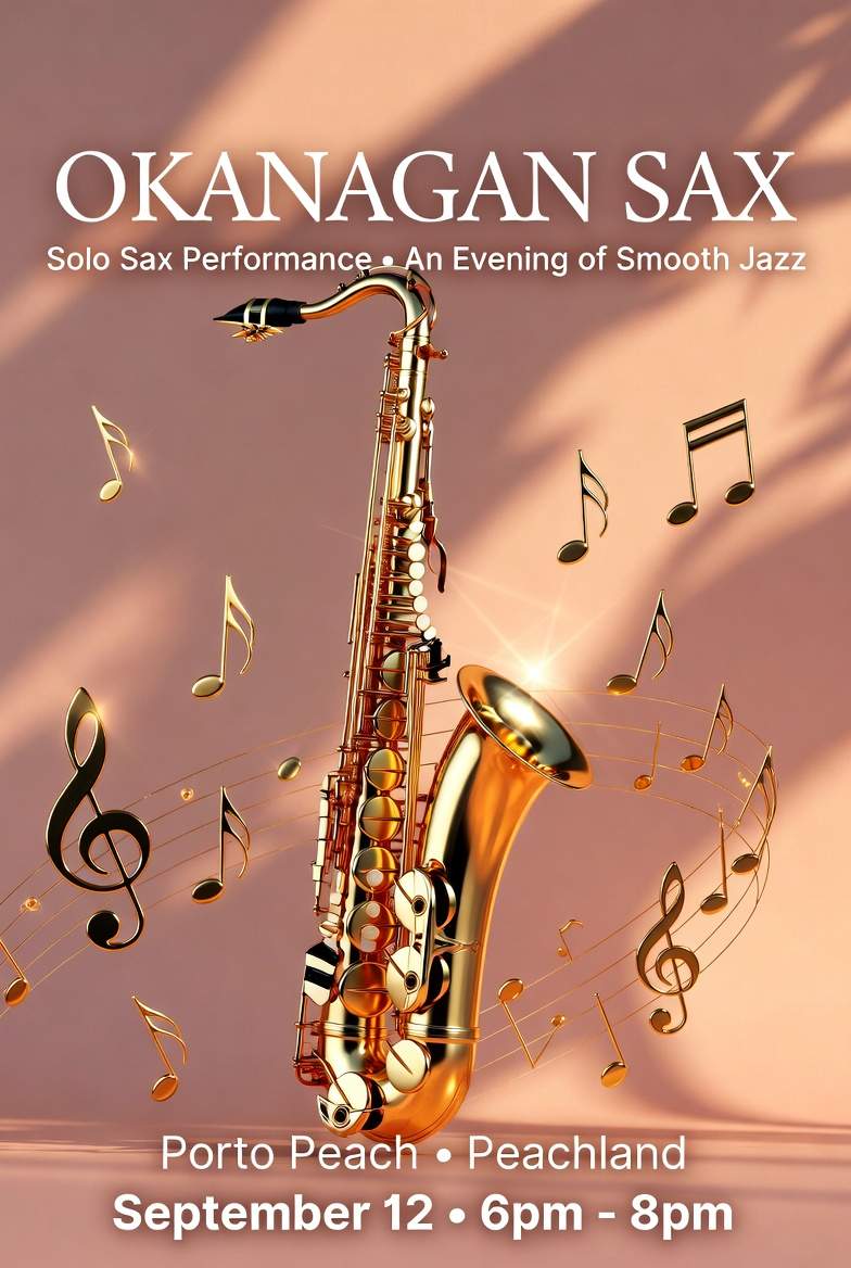Okanagan Sax – Live Show at Porto Peach - image