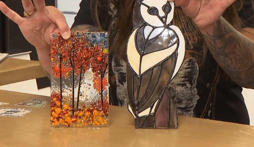 Some of the art summerland residents can learn to make when the thrift store takes its final as a glass fusing workshop.