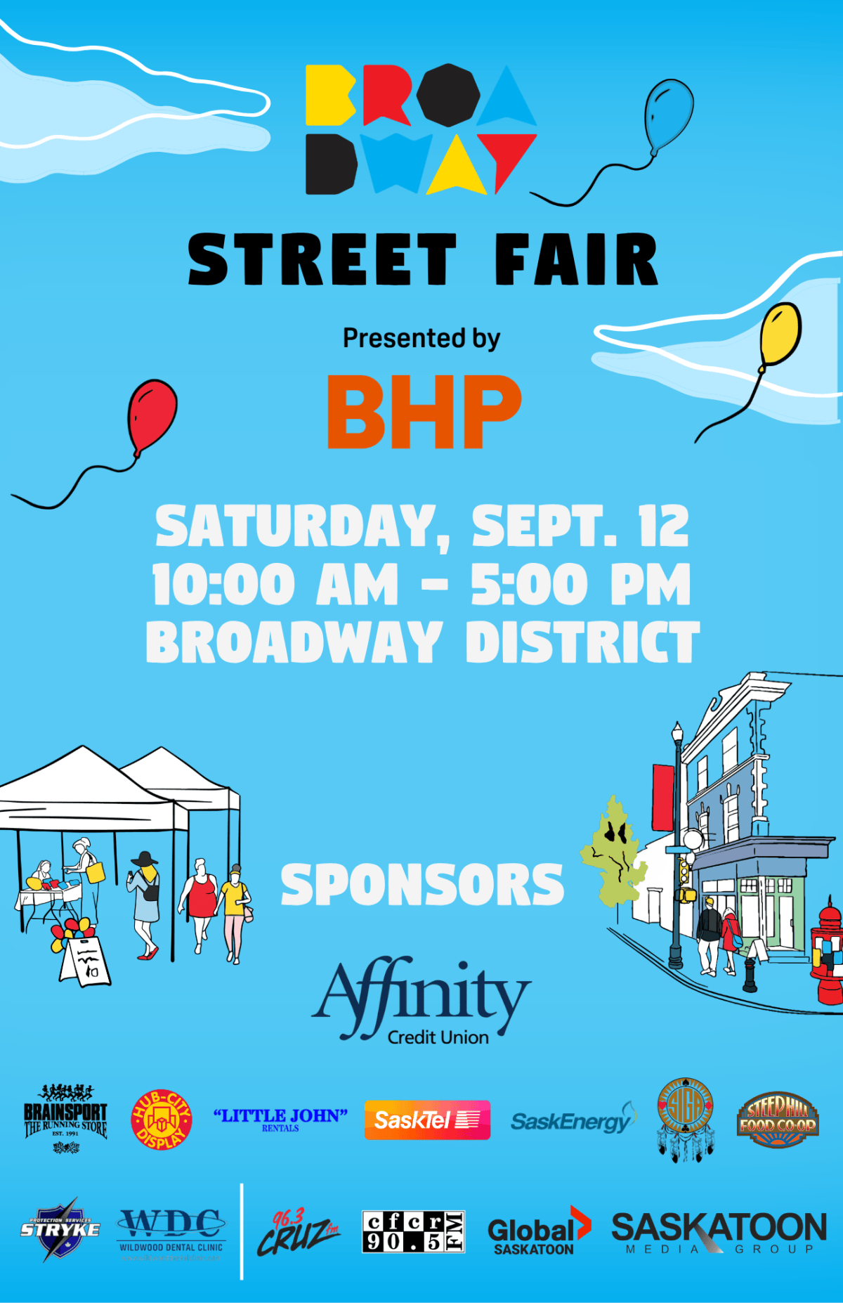 Broadway Street Fair, supported by Global Saskatoon - image