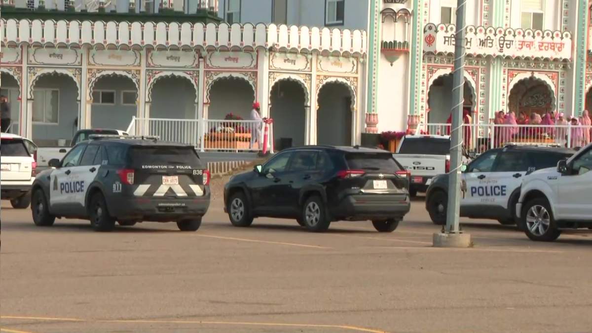 Two men were stabbed during morning prayers at the Nanaksar Sikh gurdwara on the northeastern outskirts of Edmonton on Friday, August 21, 2026.