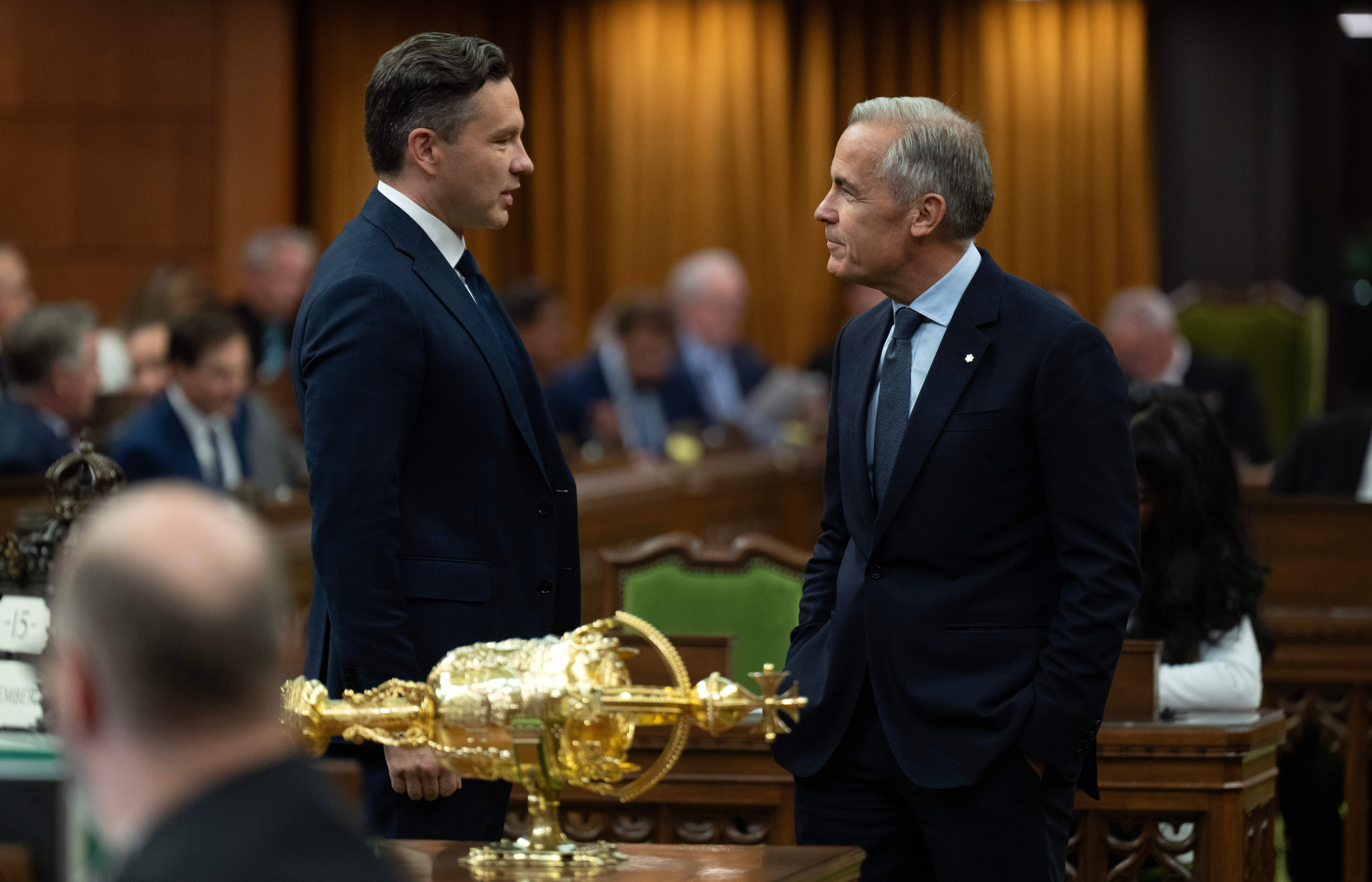‘No more caving’: Poilievre urges against concessions in U.S. trade talks