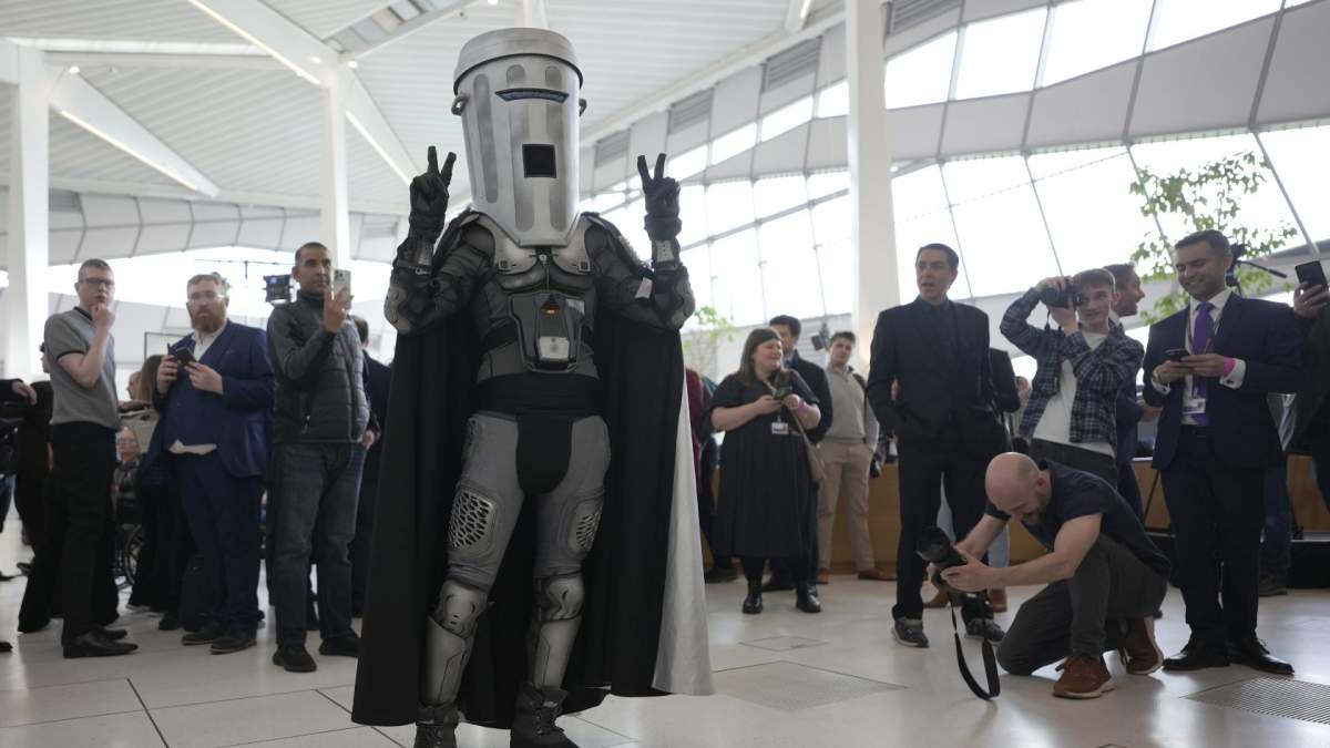 Count Binface continues U.K. election run as ‘intergalactic space warrior’