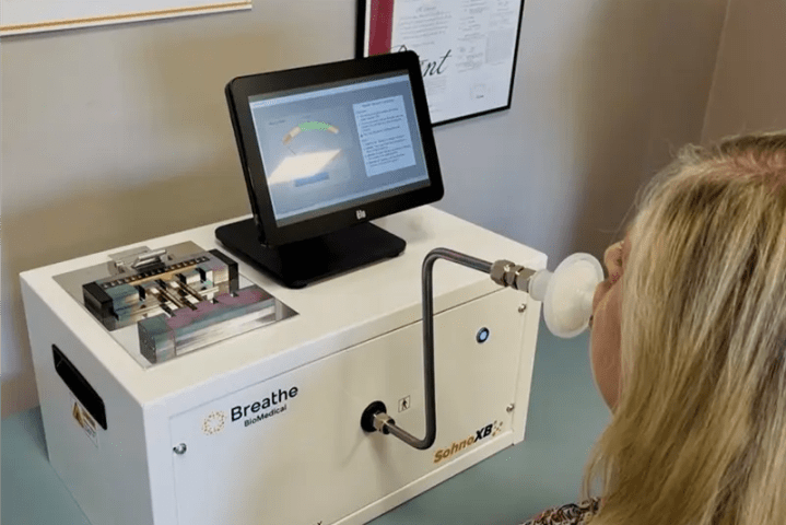 N.B. company’s new breath test could change how breast cancers are detected — image supplied by Global News Canada's feed