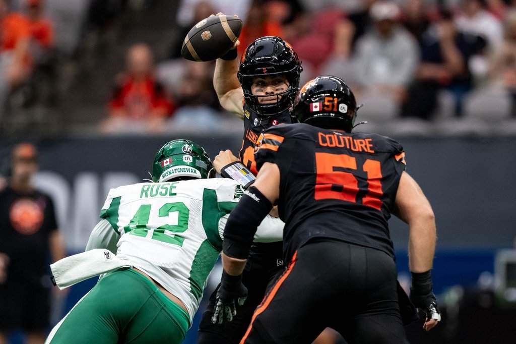 B.C. Lions extend win streak to four, defeat Roughriders 30-16