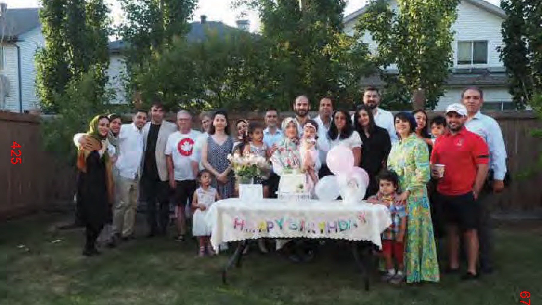 2024: Ghafouri, who has been living in Edmonton under the name 'Sal,' filed this photo in court as part of his bid for citizenship. The case remains before a judge.