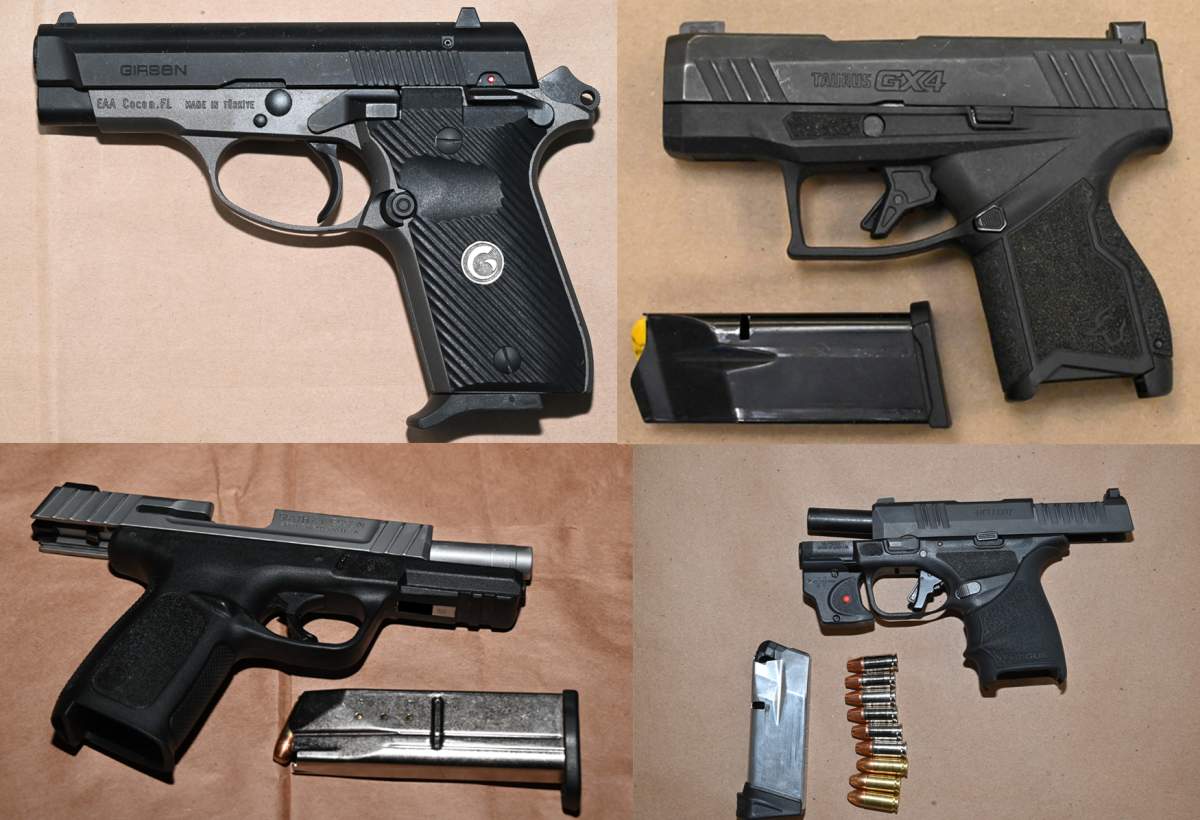 Calgary police say the 11-month-long investigation resulted in the seizure of a large quantity of guns, drugs, cash and other items.