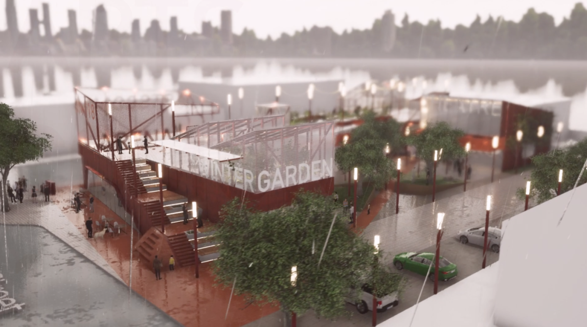 Rendering for ArtsCommon 118 in Edmonton.