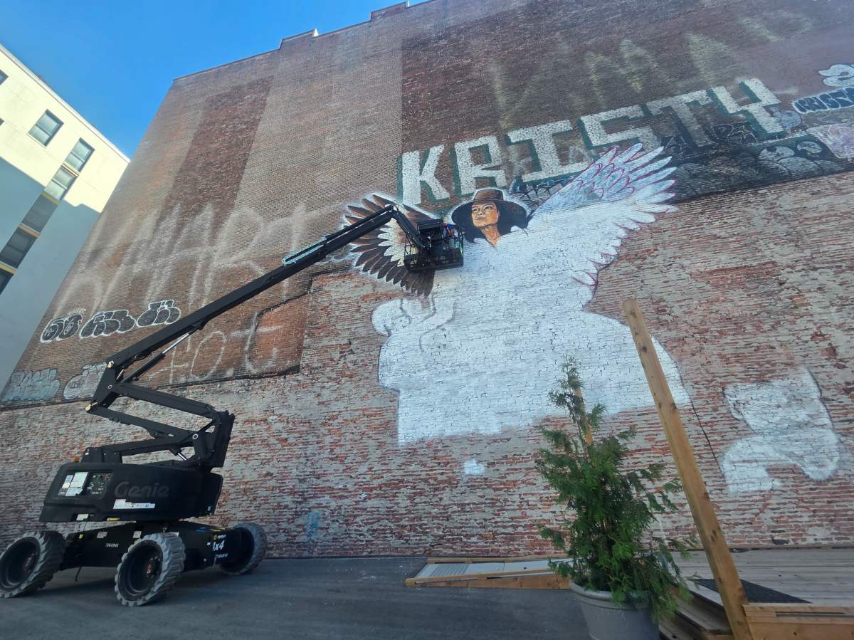Before he died in April 2025, it was Trey Helten’s dream to transform the wall on the Balmoral site, which is awaiting redevelopment as social housing, into a community mural.