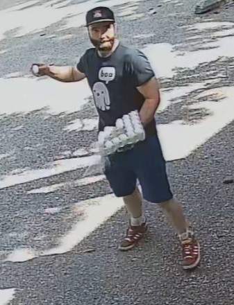 The Saskatoon Police Service shared a picture of a suspect they allege is connected to the egging of a local synagogue.