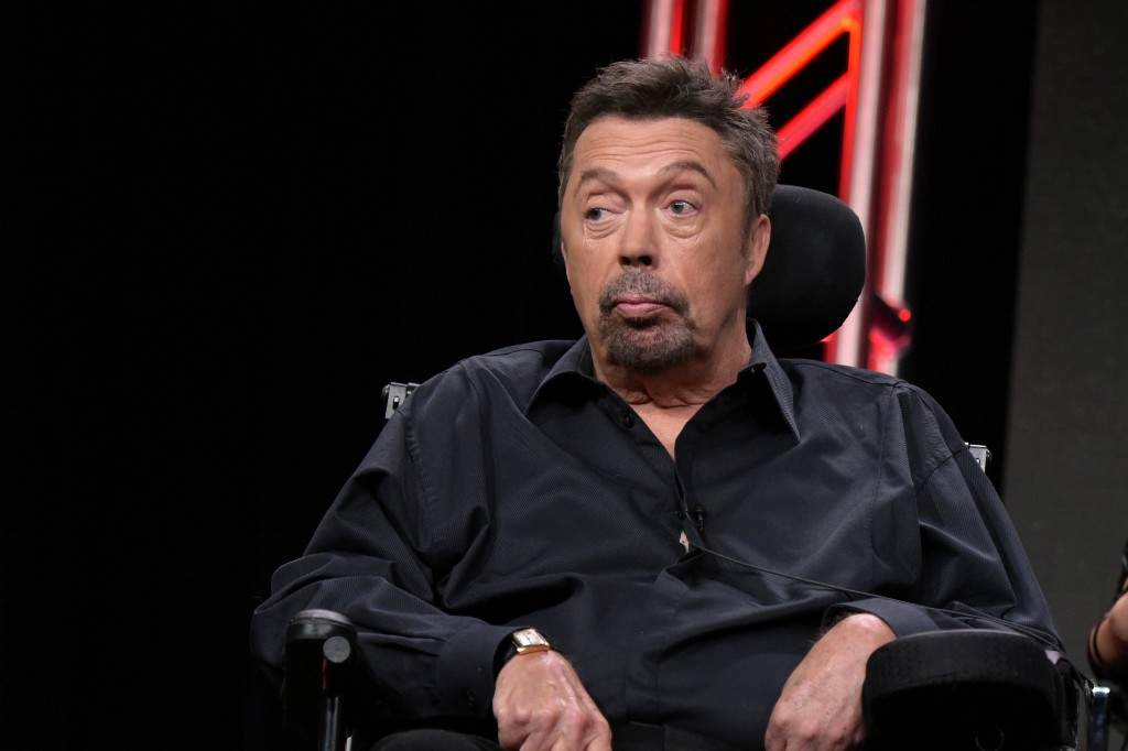 Tim Curry participates in the panel for 'The Rocky Horror Picture Show' during the Fox Television Critics Association summer press tour in Beverly Hills, Calif., on Aug. 8, 2016.